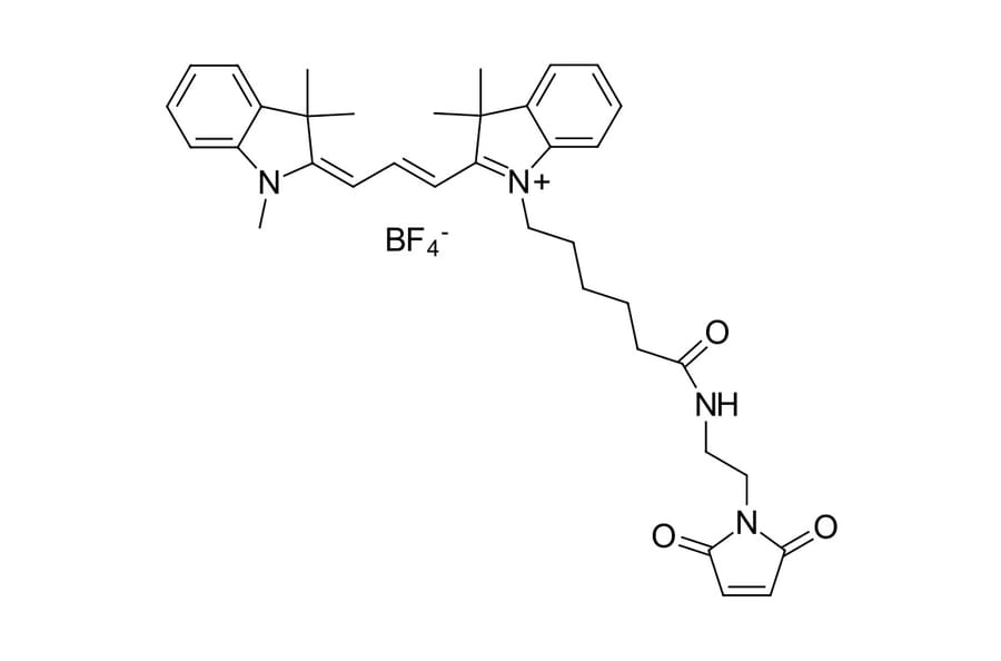 Chemical Structure - Cyanine 3 maleimide (A270145) - Antibodies.com