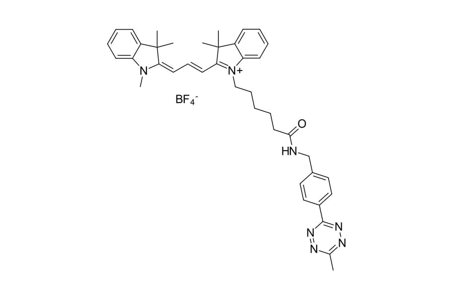 Chemical Structure - Cyanine 3 tetrazine (A270148) - Antibodies.com