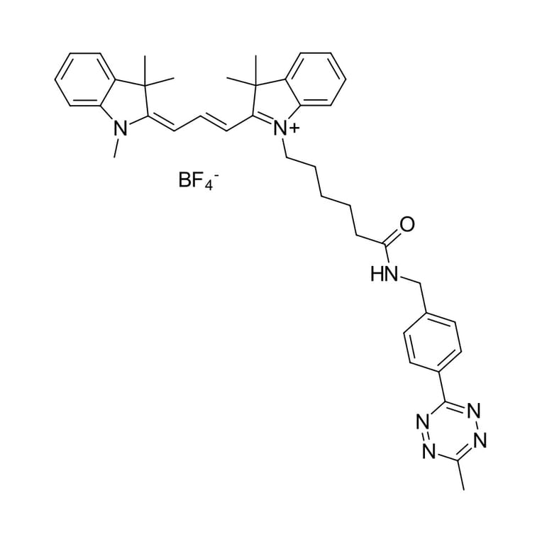 Chemical Structure - Cyanine 3 tetrazine (A270148) - Antibodies.com
