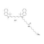 Chemical Structure - Cyanine 5.5 amine (A270150) - Antibodies.com