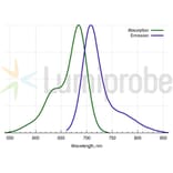 Fluorescence Spectra - Cyanine 5.5 azide (A270151) - Antibodies.com