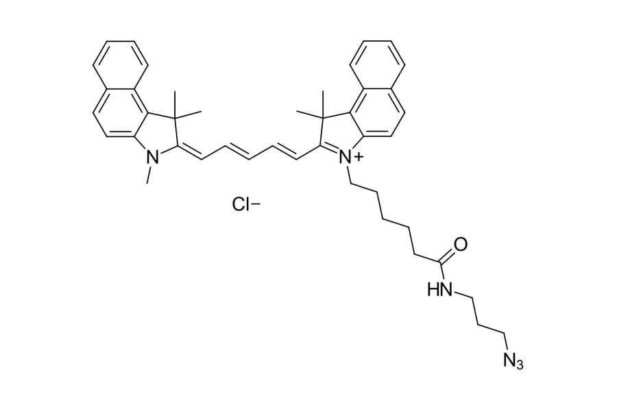Chemical Structure - Cyanine 5.5 azide (A270152) - Antibodies.com