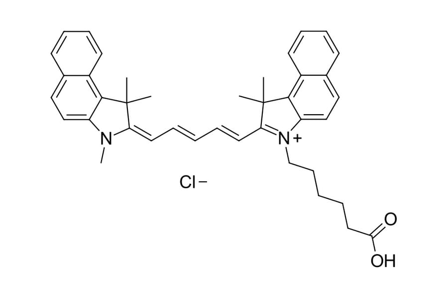 Chemical Structure - Cyanine 5.5 carboxylic acid (A270153) - Antibodies.com