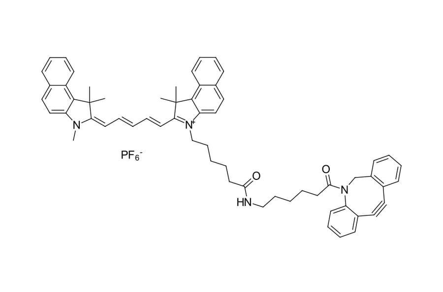 Chemical Structure - Cyanine 5.5 DBCO (A270154) - Antibodies.com