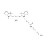 Chemical Structure - Cyanine 5 amine (A270161) - Antibodies.com
