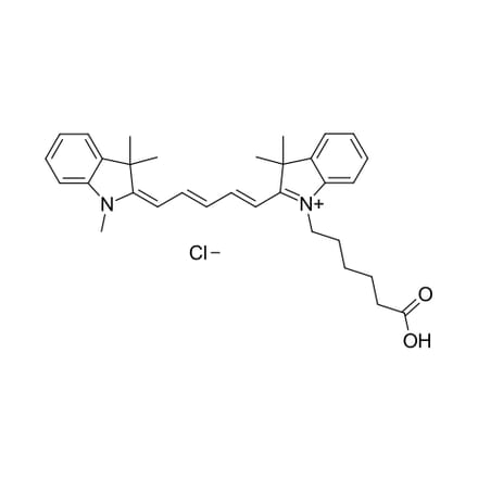 Chemical Structure - Cyanine 5 carboxylic acid (A270165) - Antibodies.com