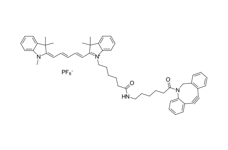 Chemical Structure - Cyanine 5 DBCO (A270166) - Antibodies.com