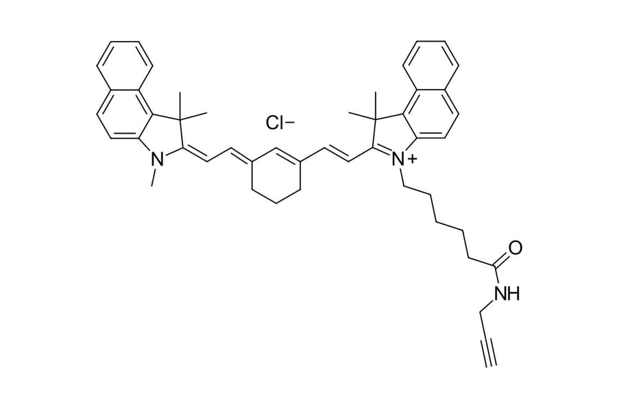 Chemical Structure - Cyanine 7.5 alkyne (A270173) - Antibodies.com