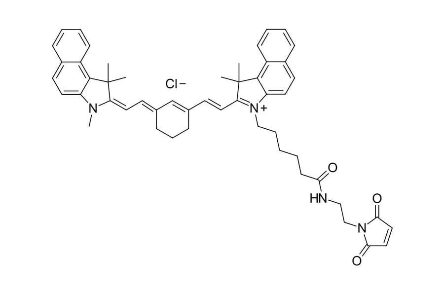 Chemical Structure - Cyanine 7.5 maleimide (A270179) - Antibodies.com