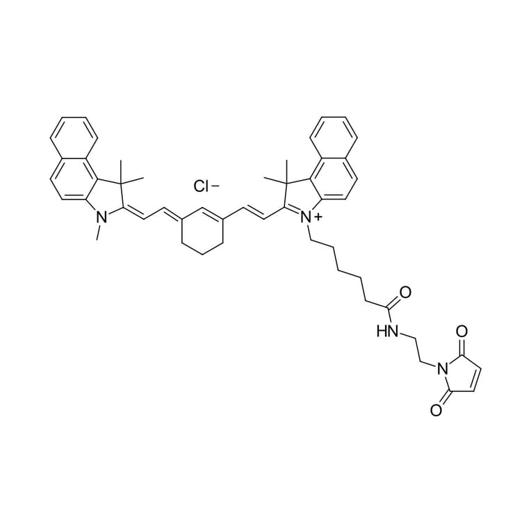 Chemical Structure - Cyanine 7.5 maleimide (A270179) - Antibodies.com