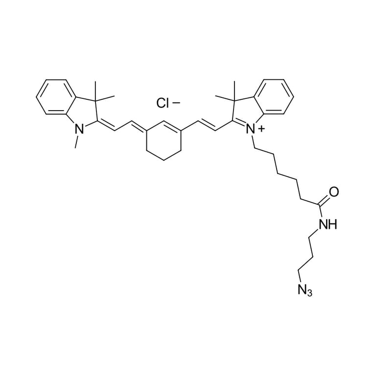 Chemical Structure - Cyanine 7 azide (A270185) - Antibodies.com