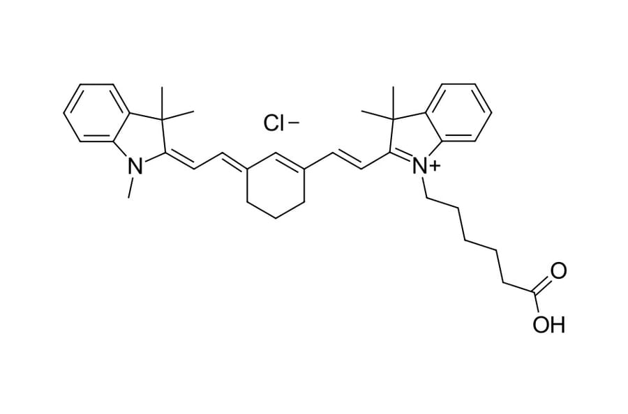 Chemical Structure - Cyanine 7 carboxylic acid (A270186) - Antibodies.com