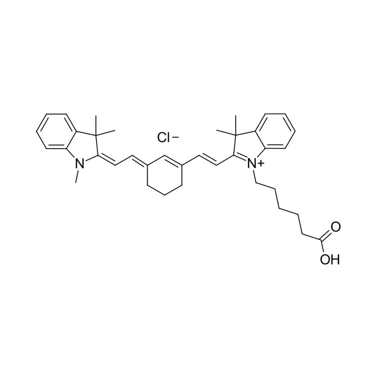 Chemical Structure - Cyanine 7 carboxylic acid (A270186) - Antibodies.com
