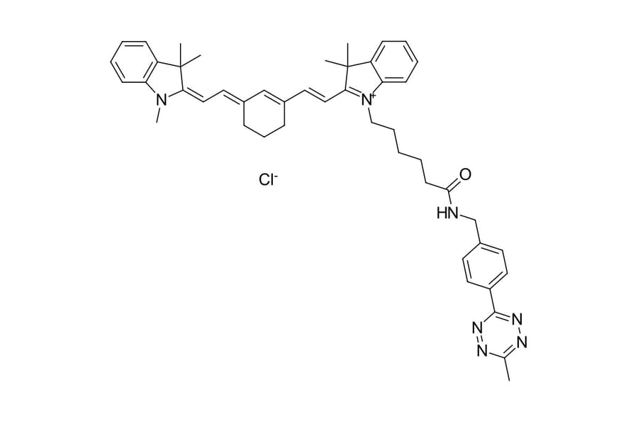 Chemical Structure - Cyanine 7 tetrazine (A270192) - Antibodies.com