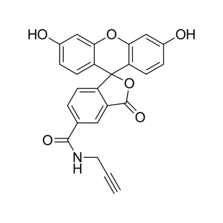 Chemical Structure - FAM alkyne, 5-isomer (A270204) - Antibodies.com