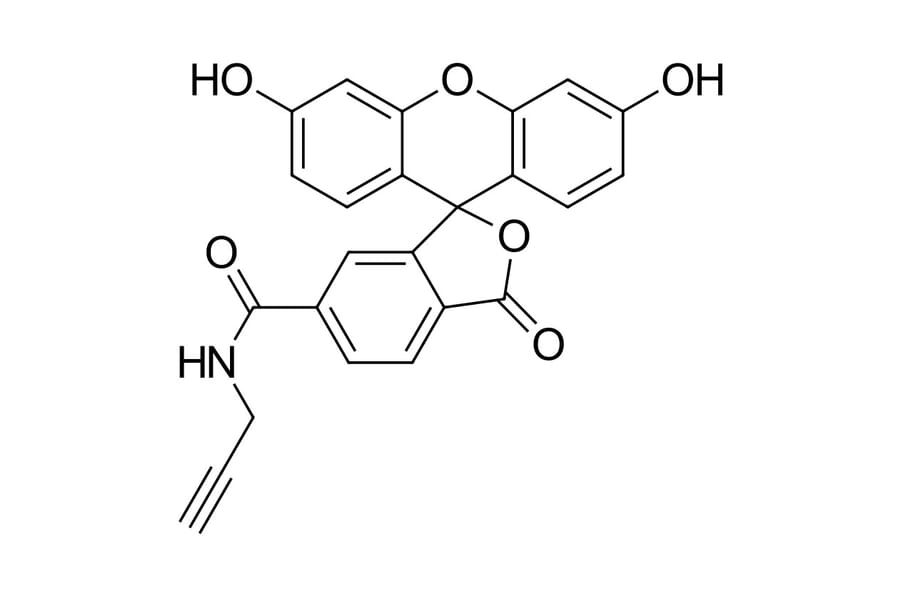 Chemical Structure - FAM alkyne, 6-isomer (A270205) - Antibodies.com