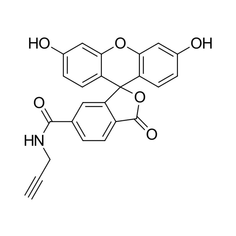 Chemical Structure - FAM alkyne, 6-isomer (A270205) - Antibodies.com