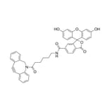 Chemical Structure - FAM DBCO, 6-isomer (A270213) - Antibodies.com