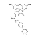 Chemical Structure - FAM tetrazine, 5-isomer (A270219) - Antibodies.com