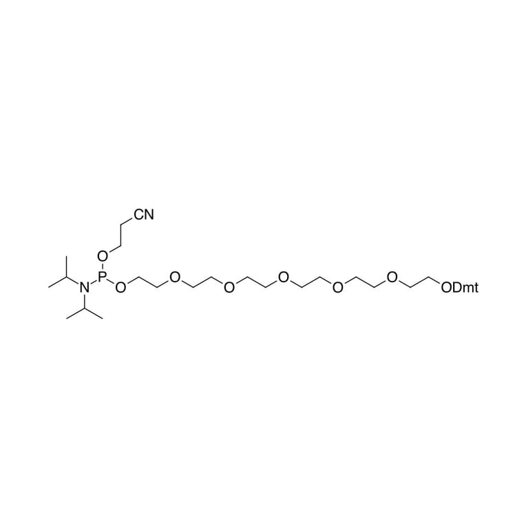 Chemical Structure - Hexaethylene glycol phosphoramidite (A270222) - Antibodies.com
