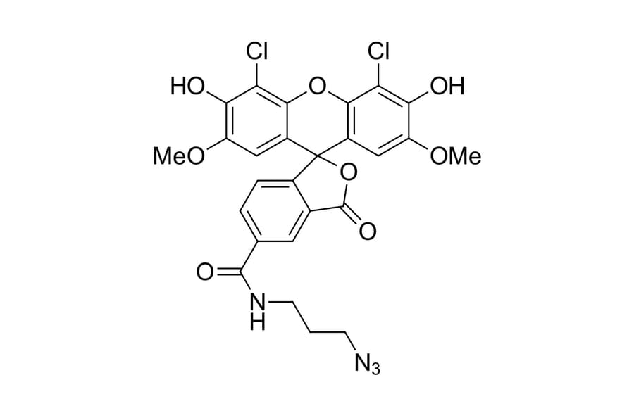 Chemical Structure - JOE azide, 5-isomer (A270231) - Antibodies.com