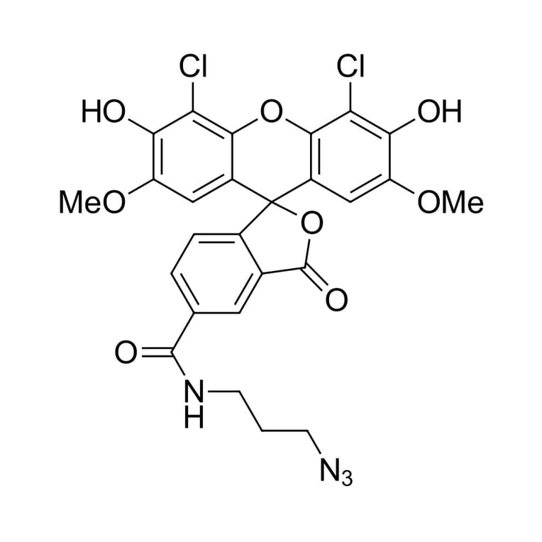 Chemical Structure - JOE azide, 5-isomer (A270231) - Antibodies.com