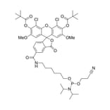 Chemical Structure - JOE phosphoramidite, 5-isomer (A270232) - Antibodies.com