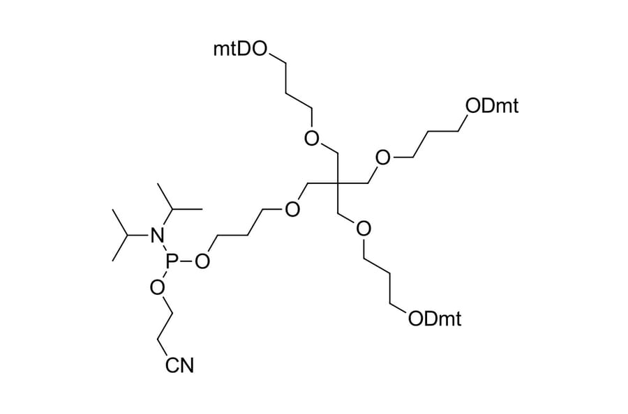 Chemical Structure - Long trebler phosphoramidite (A270234) - Antibodies.com
