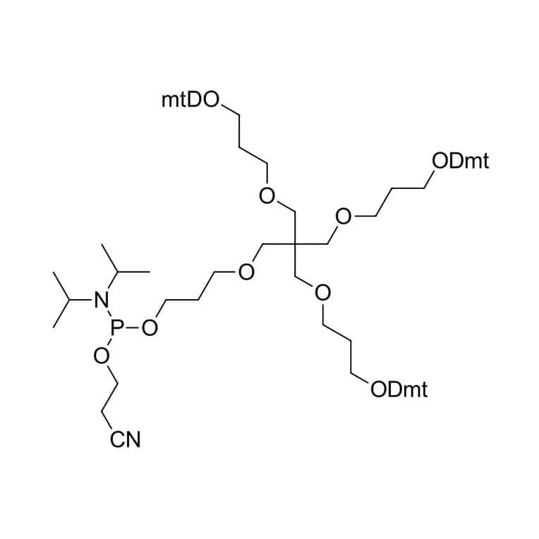 Chemical Structure - Long trebler phosphoramidite (A270234) - Antibodies.com
