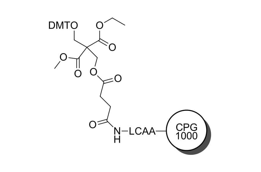 Chemical Structure - Phosphate CPG 1000 Solid Support (A270240) - Antibodies.com