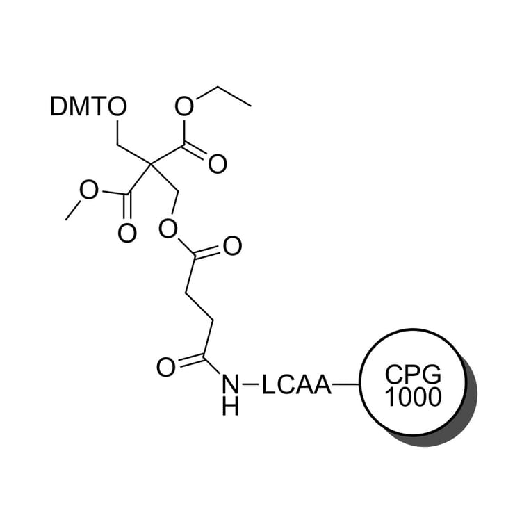 Chemical Structure - Phosphate CPG 1000 Solid Support (A270240) - Antibodies.com
