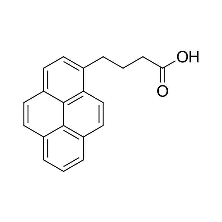 Chemical Structure - Pyrenebutyric acid (A270248) - Antibodies.com
