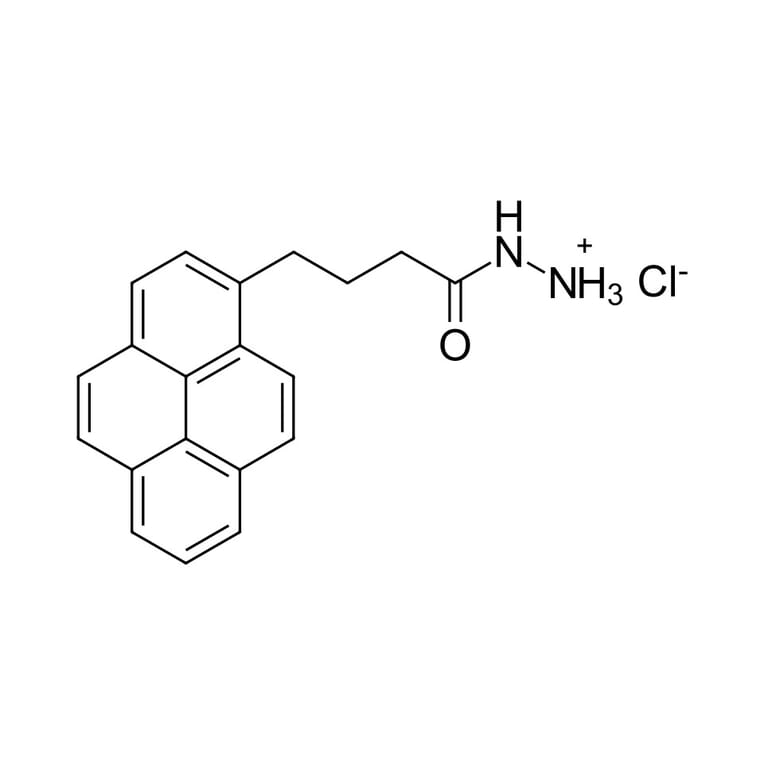 Chemical Structure - Pyrene hydrazide (A270250) - Antibodies.com