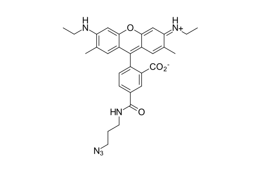 Chemical Structure - R6G azide, 5-isomer (14430) - Antibodies.com