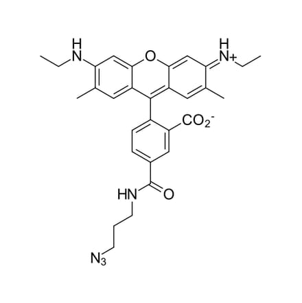 Chemical Structure - R6G azide, 5-isomer (A270258) - Antibodies.com