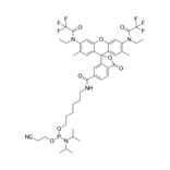 Chemical Structure - R6G phosphoramidite, 6-isomer (A270259) - Antibodies.com