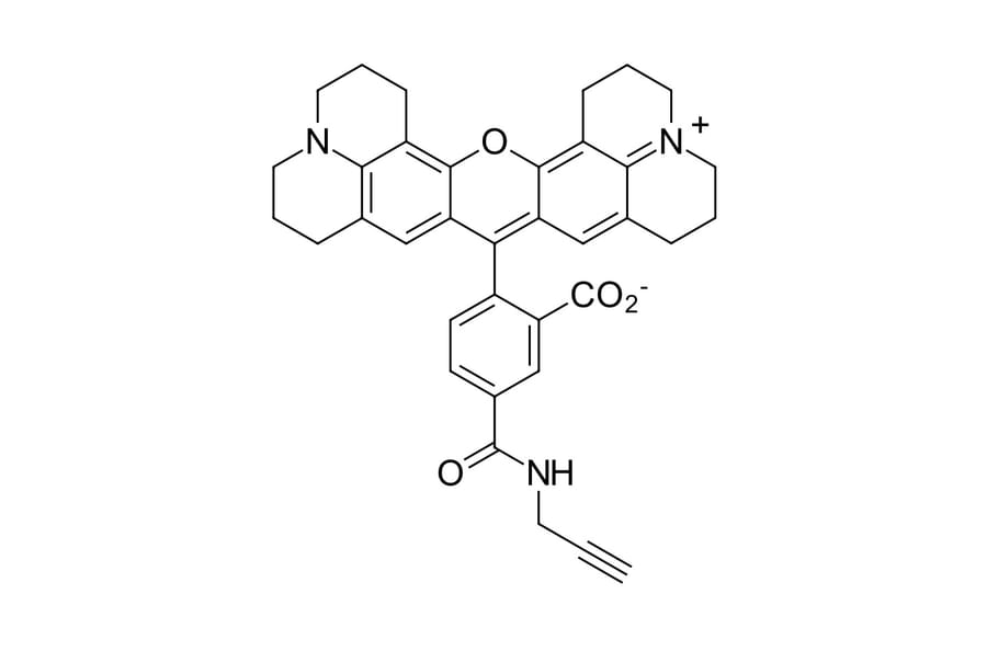 Chemical Structure - ROX alkyne, 5-isomer (A270260) - Antibodies.com