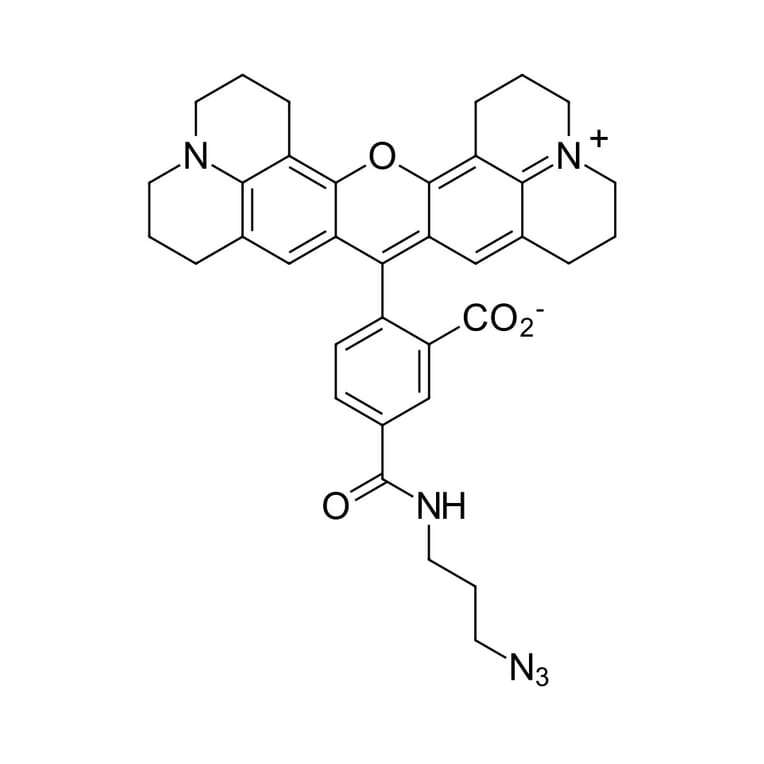 Chemical Structure - ROX azide, 5-isomer (A270261) - Antibodies.com
