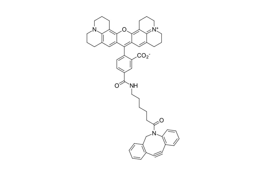 Chemical Structure - ROX DBCO, 5-isomer (A270263) - Antibodies.com