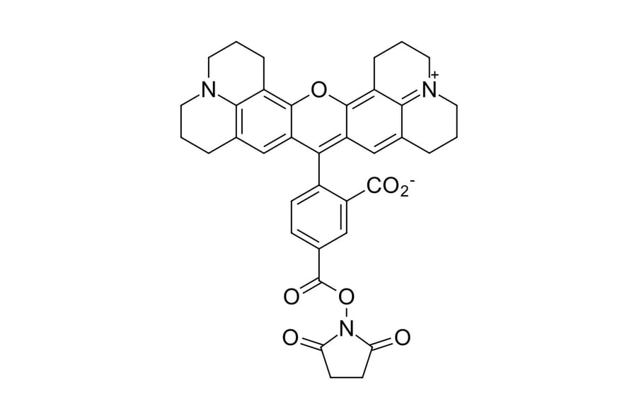 Chemical Structure - ROX NHS ester, 5-isomer (A270265) - Antibodies.com
