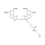 Chemical Structure - Sulfo-Cyanine 3.5 azide (A270269) - Antibodies.com