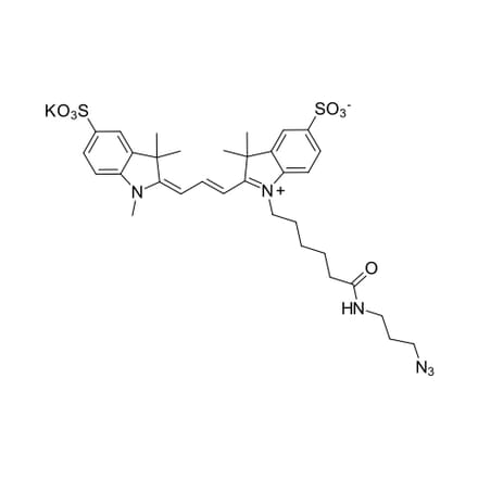 Chemical Structure - Sulfo-Cyanine 3 azide (A270274) - Antibodies.com