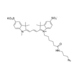Chemical Structure - Sulfo-Cyanine 3 azide (A270274) - Antibodies.com