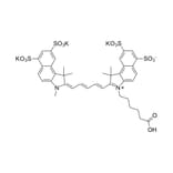 Chemical Structure - Sulfo-Cyanine 5.5 carboxylic acid (A270284) - Antibodies.com
