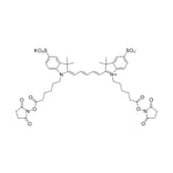 Chemical Structure - Sulfo-Cyanine 5 bis-NHS ester (A270292) - Antibodies.com