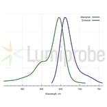 Fluorescence Spectra - Sulfo-Cyanine 5 tetrazine (A270299) - Antibodies.com