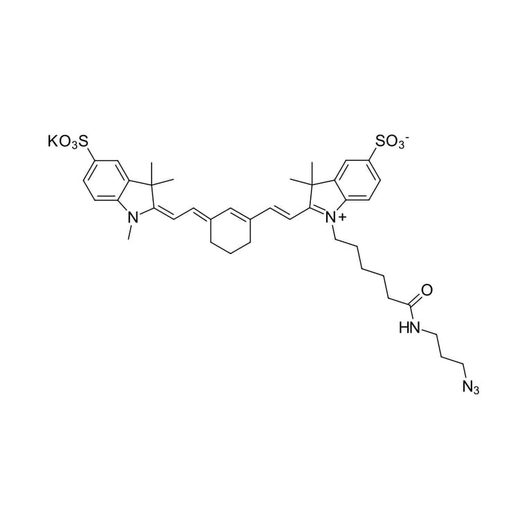 Chemical Structure - Sulfo-Cyanine 7 azide (A270308) - Antibodies.com