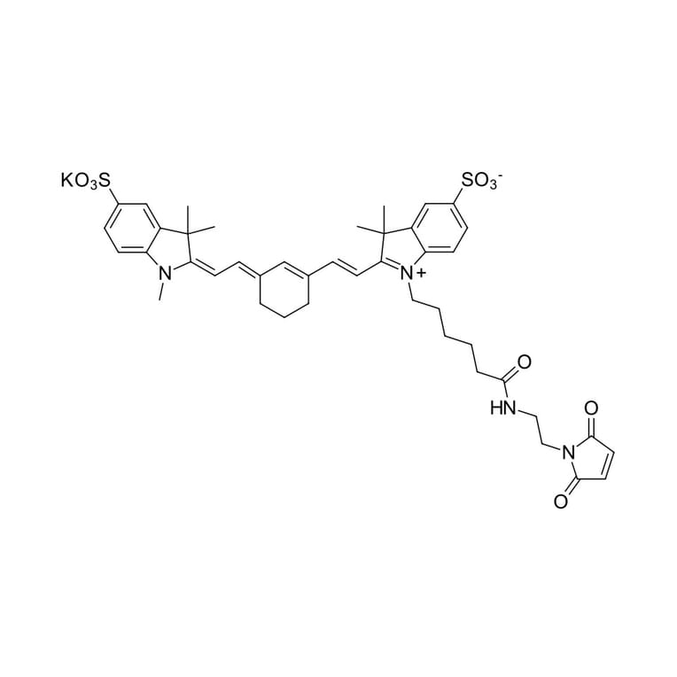 Chemical Structure - Sulfo-Cyanine 7 maleimide (A270312) - Antibodies.com
