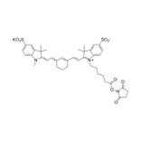 Chemical Structure - Sulfo-Cyanine 7 NHS ester (A270313) - Antibodies.com