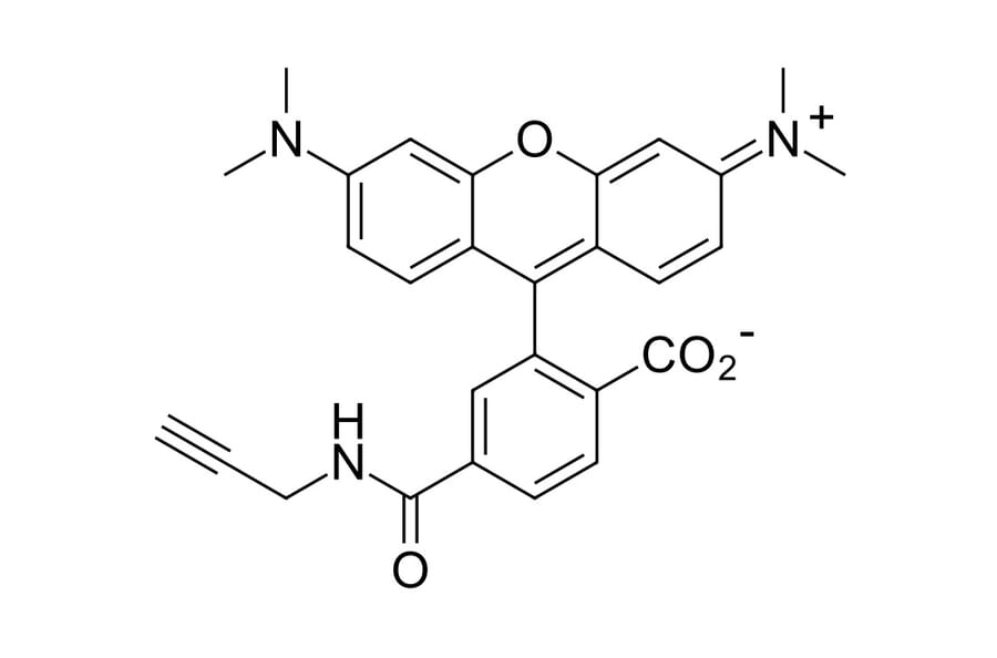 Chemical Structure - TAMRA alkyne, 6-isomer (A270316) - Antibodies.com